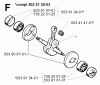 Jonsered GR2036 - String/Brush Trimmer (1998-02) Pièces détachées CRANKSHAFT