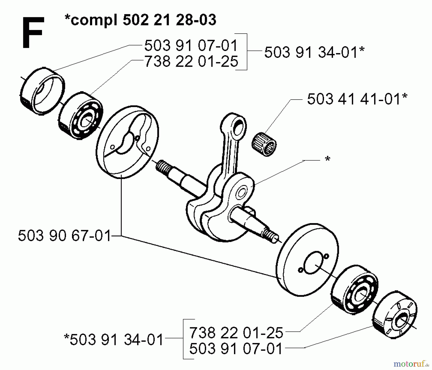  Jonsered Motorsensen, Trimmer GR2032 - Jonsered String/Brush Trimmer (1998-02) CRANKSHAFT