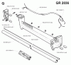 Jonsered GR2036 - String/Brush Trimmer (1998-02) Listas de piezas de repuesto y dibujos SHAFT
