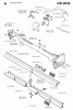 Jonsered GR2032 - String/Brush Trimmer (1998-02) Listas de piezas de repuesto y dibujos SHAFT HANDLE