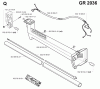Jonsered GR2032 - String/Brush Trimmer (2000-10) Listas de piezas de repuesto y dibujos SHAFT