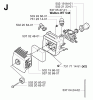 Jonsered GR2036 - String/Brush Trimmer (2002-08) Listas de piezas de repuesto y dibujos CARBURETOR AIR FILTER