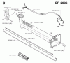 Jonsered GR2032 - String/Brush Trimmer (2002-08) Listas de piezas de repuesto y dibujos SHAFT #1