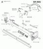 Jonsered GR2036 - String/Brush Trimmer (2002-08) Listas de piezas de repuesto y dibujos SHAFT #1