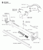 Jonsered GR2032 - String/Brush Trimmer (2006-10) Listas de piezas de repuesto y dibujos SHAFT #1