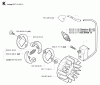Jonsered GR2126L - String/Brush Trimmer (2002-01) Listas de piezas de repuesto y dibujos IGNITION SYSTEM CLUTCH