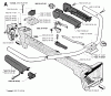 Jonsered GR26 - String/Brush Trimmer (1996-01) Spareparts HANDLE CONTROLS #1