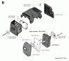 Jonsered GR26 - String/Brush Trimmer (1996-01) Spareparts MUFFLER