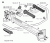 Jonsered GR36 - String/Brush Trimmer (1994-02) Spareparts HANDLE CONTROLS