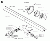Jonsered GR32 - String/Brush Trimmer (1995-01) Ersatzteile BEVEL GEAR SHAFT