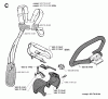 Jonsered GR32 - String/Brush Trimmer (1995-01) Ersatzteile HANDLE CONTROLS #1