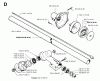 Jonsered GR32 - String/Brush Trimmer (1996-06) Listas de piezas de repuesto y dibujos BEVEL GEAR SHAFT
