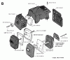 Jonsered GR32 - String/Brush Trimmer (1996-06) Listas de piezas de repuesto y dibujos MUFFLER