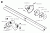 Jonsered GR36 - String/Brush Trimmer (1993-03) Listas de piezas de repuesto y dibujos BEVEL GEAR SHAFT