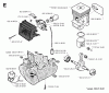 Jonsered GR36 - String/Brush Trimmer (1993-03) Listas de piezas de repuesto y dibujos CYLINDER CRANKCASE