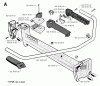 Jonsered GR36 - String/Brush Trimmer (1993-03) Listas de piezas de repuesto y dibujos HANDLE CONTROLS