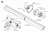 Jonsered GR36 - String/Brush Trimmer (1995-01) Pièces détachées BEVEL GEAR SHAFT