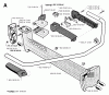 Jonsered GR36 - String/Brush Trimmer (1995-01) Listas de piezas de repuesto y dibujos HANDLE CONTROLS
