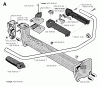 Jonsered GR36 - String/Brush Trimmer (1996-06) Listas de piezas de repuesto y dibujos HANDLE CONTROLS