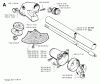 Jonsered GR44 - String/Brush Trimmer (1991-03) Listas de piezas de repuesto y dibujos BEVEL GEAR SHAFT