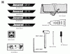 Jonsered RS41 - String/Brush Trimmer (1993-05) Listas de piezas de repuesto y dibujos ACCESSORIES #2