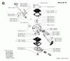 Jonsered GR44 - String/Brush Trimmer (1993-05) Listas de piezas de repuesto y dibujos CARBURETOR DETAILS