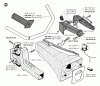Jonsered RS44 - String/Brush Trimmer (1993-05) Pièces détachées HANDLE CONTROLS