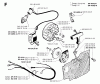 Jonsered GR41 - String/Brush Trimmer (1993-05) Listas de piezas de repuesto y dibujos STARTER