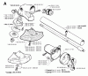 Jonsered GR50 - String/Brush Trimmer (1994-03) Listas de piezas de repuesto y dibujos BEVEL GEAR SHAFT