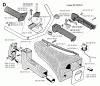 Jonsered RS44 - String/Brush Trimmer (1995-01) Ersatzteile HANDLE CONTROLS