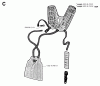 Jonsered GR50 - String/Brush Trimmer (1995-01) Listas de piezas de repuesto y dibujos HARNESS