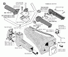 Jonsered RS44 - String/Brush Trimmer (1996-10) Listas de piezas de repuesto y dibujos HANDLE CONTROLS