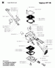 Jonsered GR41 - String/Brush Trimmer (1998-06) Listas de piezas de repuesto y dibujos CARBURETOR DETAILS