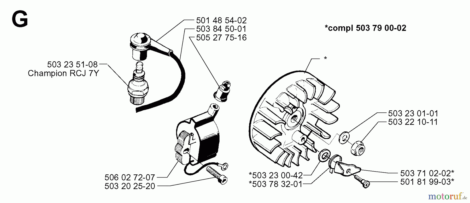  Jonsered Motorsensen, Trimmer GR41 - Jonsered String/Brush Trimmer (1998-06) IGNITION SYSTEM