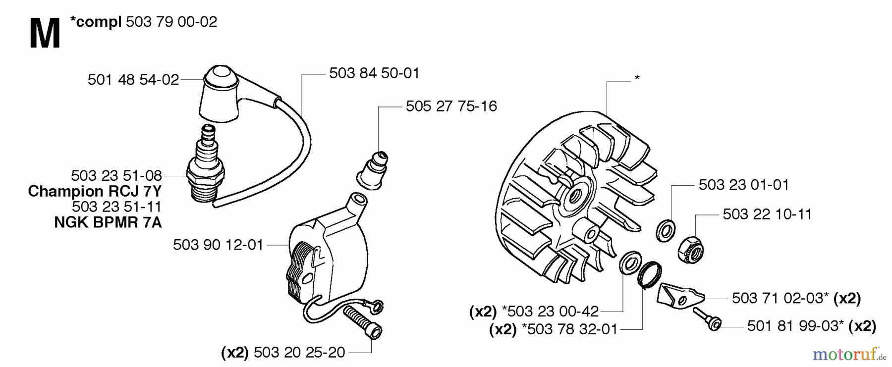  Jonsered Motorsensen, Trimmer RS44 EPA - Jonsered String/Brush Trimmer (2006-01) IGNITION SYSTEM