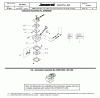 Jonsered GT2124 - String/Brush Trimmer (2004-01) Listas de piezas de repuesto y dibujos CARBURETOR DETAILS