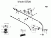 Jonsered GT26 - String/Brush Trimmer (1991-02) Listas de piezas de repuesto y dibujos SHAFT HANDLE #1