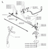 Jonsered GT26D - String/Brush Trimmer (1999-05) Listas de piezas de repuesto y dibujos SHAFT HANDLE