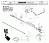 Jonsered GT26D - String/Brush Trimmer (2002-08) Listas de piezas de repuesto y dibujos SHAFT HANDLE
