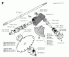 Jonsered RS40 - String/Brush Trimmer (1990-02) Listas de piezas de repuesto y dibujos BEVEL GEAR SHAFT