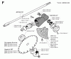 Jonsered RS40 - String/Brush Trimmer (1991-09) Listas de piezas de repuesto y dibujos BEVEL GEAR SHAFT