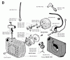 Jonsered RS40 - String/Brush Trimmer (1991-09) Listas de piezas de repuesto y dibujos STARTER