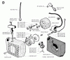 Jonsered RS51 - String/Brush Trimmer (1992-05) Listas de piezas de repuesto y dibujos STARTER