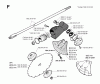 Jonsered RS51 - String/Brush Trimmer (1993-05) Ersatzteile BEVEL GEAR SHAFT