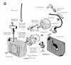 Jonsered RS51 - String/Brush Trimmer (1994-06) Listas de piezas de repuesto y dibujos STARTER