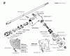 Jonsered RS51 - String/Brush Trimmer (1996-03) Listas de piezas de repuesto y dibujos BEVEL GEAR SHAFT
