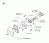 Jonsered RS51 - String/Brush Trimmer (1998-03) Spareparts CARBURETOR AIR FILTER