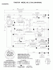 Jonsered LT18A (JNA18H42A) - Lawn & Garden Tractor (2001-05) Ersatzteile SCHEMATIC