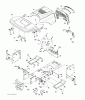 Jonsered LT2113 (96011026603) - Lawn & Garden Tractor (2010-02) Listas de piezas de repuesto y dibujos CHASSIS ENCLOSURES