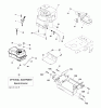 Jonsered LT2113 (96011026700) - Lawn & Garden Tractor (2008-01) Listas de piezas de repuesto y dibujos ENGINE